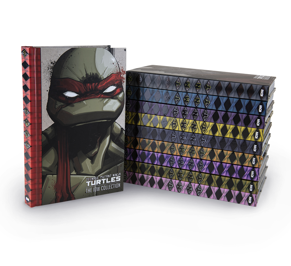 TMNT IDW Collection book covers